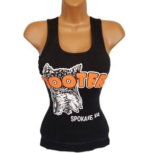 Black Hooters Spokane, WA Tank Top (Medium)